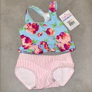 Ruffle Butts 2 piece swim suit